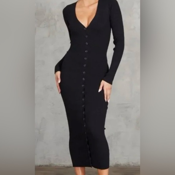 ZARA RIBBED DRESS - Picture 10 of 10